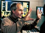 Winrich Kolbe am Set der Enterprise