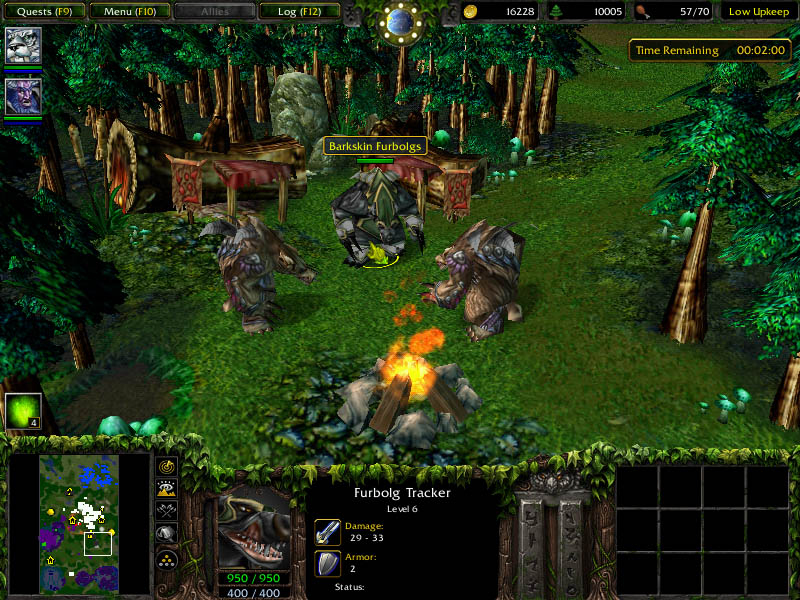The Barkskin furbolg tribe in Warcraft III: Reign of Chaos. They 
