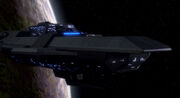 Upgraded Delta Rana warship
