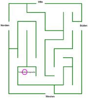 Labyrinth der Villa