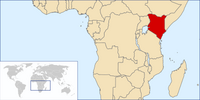 Location of the Republic of Kenya
