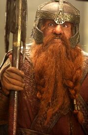 Gimli at the siege of moria