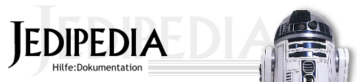 Jedipedia Header Hilfe Dokumentation