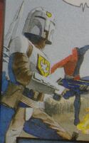 Kingdom Come Peacemaker in Mandalorian armor