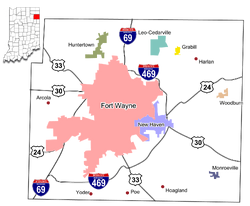 US-IN-Allen County Municipalities