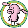 Cast pearlswine Pig