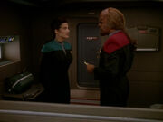 Worf zieht auf die Defiant