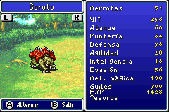Estadisticas Boroto