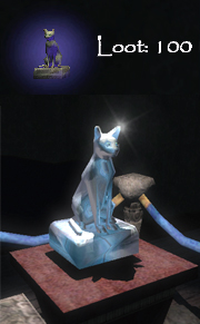 TDS Cat statue loot