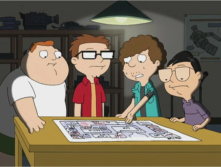 Escape from Pearl Bailey American Dad! Wiki Roger, Steve, Stan