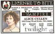 Alice cullen id card
