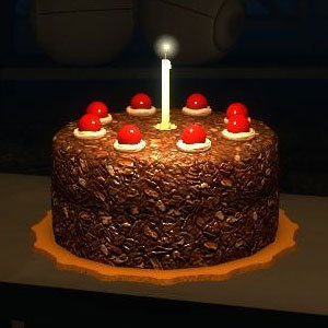 Portal cake