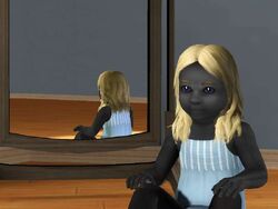 Grim toddler girl-thesims3