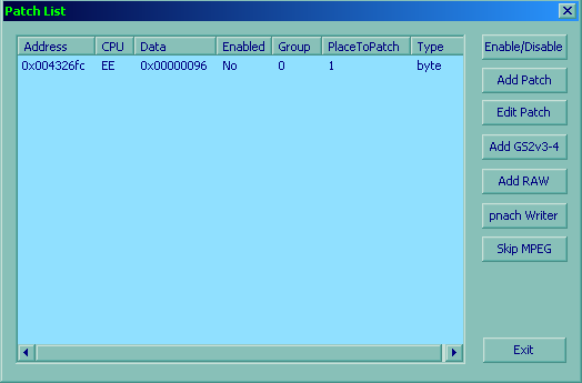 pcsx2 pnach cheats not loading