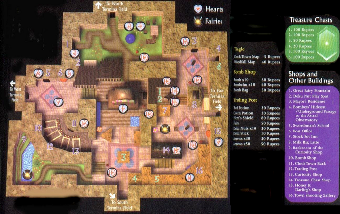 Clock Town Map