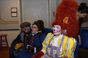 Scott Barnhardt (Weasel), Jill Abramovitz (Mrs. Mink) & Jennifer Barnhart (Mme Squirrel)