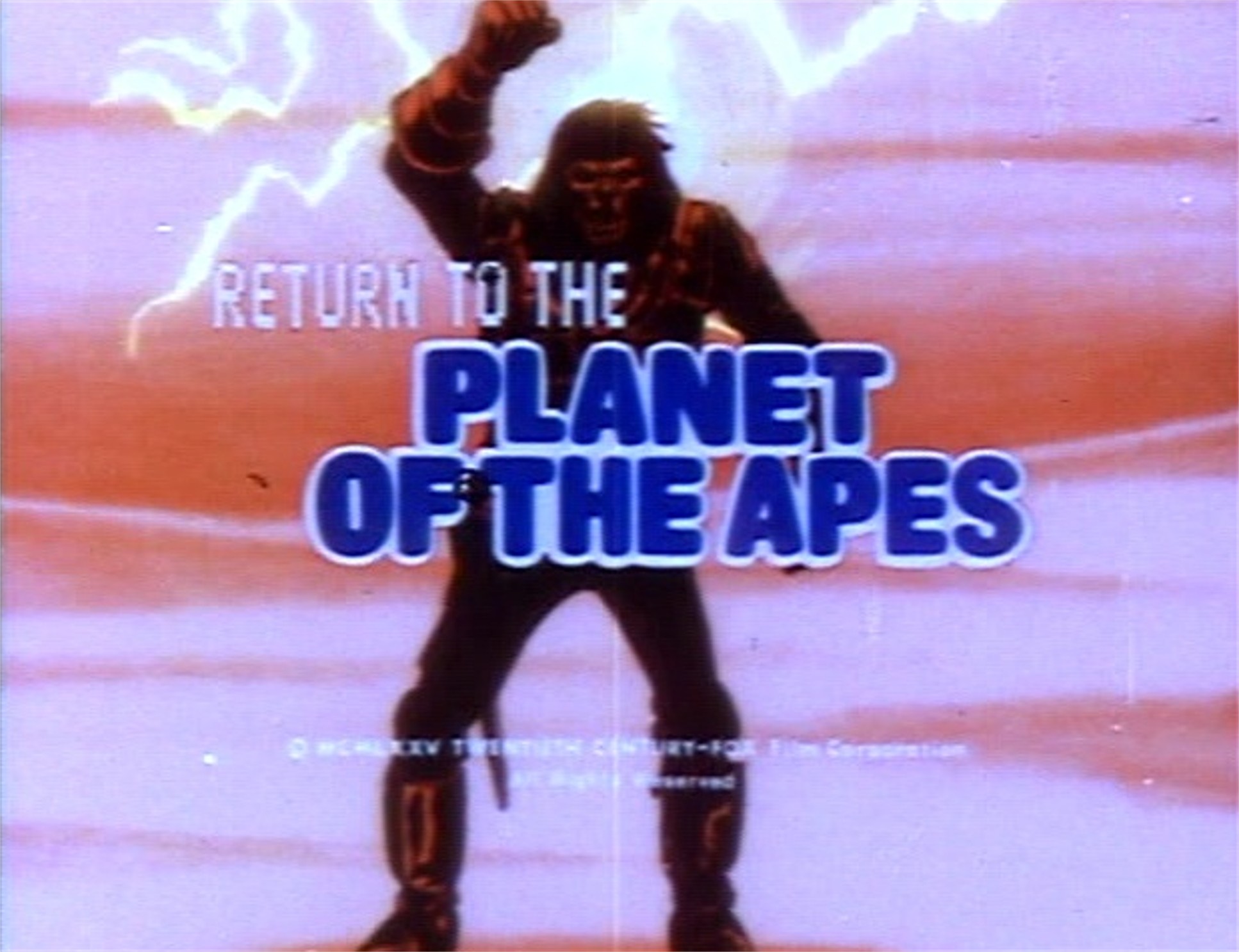 Return To The Planet Of The Apes - Episode 1 1975