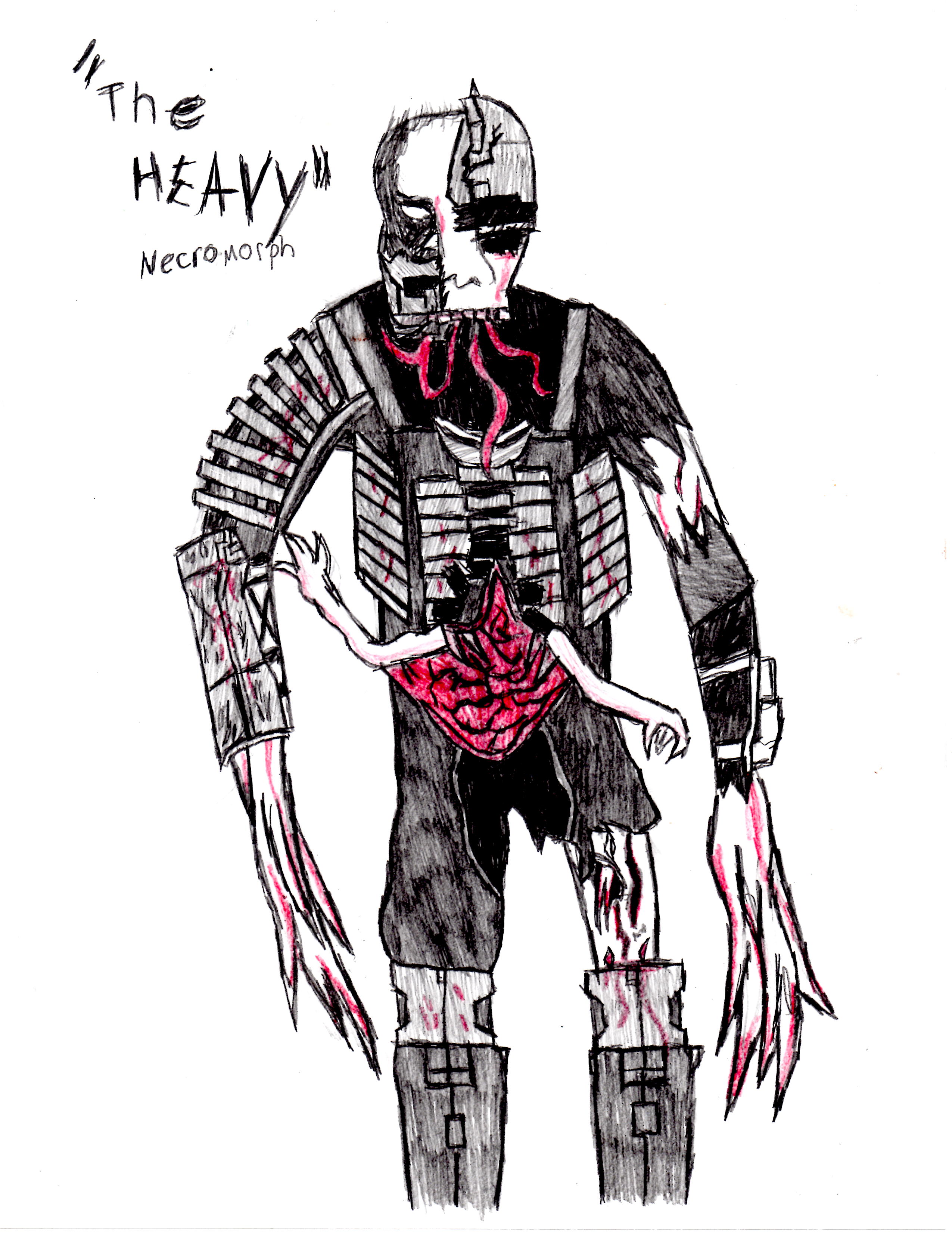 dead space necromorph costume