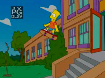 the simpsons bart fly