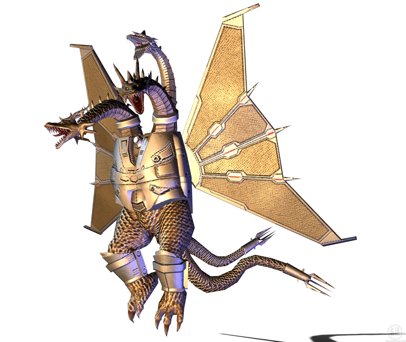 x plus mecha king ghidorah