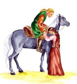 Rian and Huor by Filat