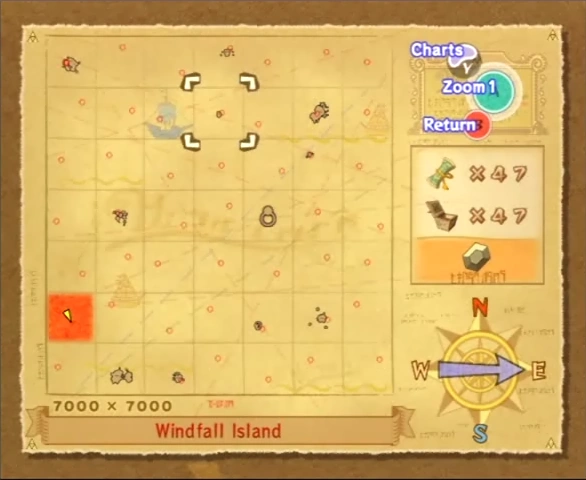 Sea Chart - Zeldapedia, the Legend of Zelda wiki - Twilight Princess