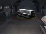 Galileo im Hangar der Enterprise