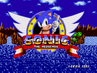 Sonic The Hedgehog Title