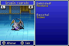 Estadisticas Dragon Sagrado 2