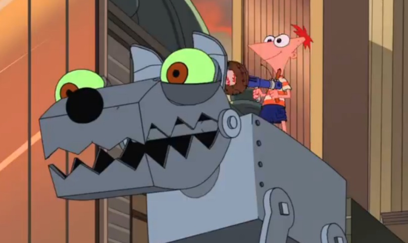 phineas and ferb robot dog