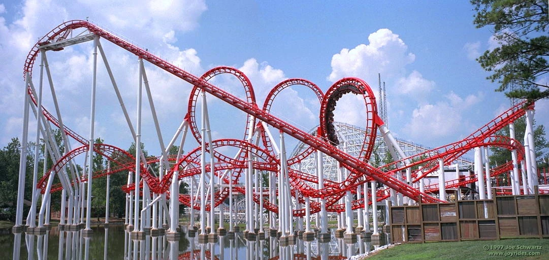 Ninja (Six Flags Over Coasterpedia The Roller Coaster Wiki
