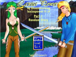 Laxius Power Title Screen