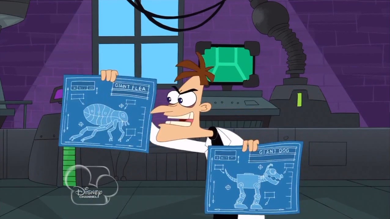 phineas and ferb robot dog