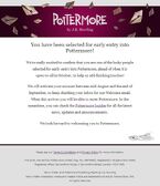 Pottermore Acceso Temprano