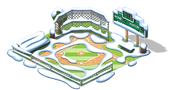 Baseball Field snow