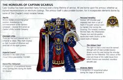 Cpt. Sicarius Battle Honours