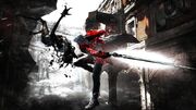 Dante in Devil Trigger DmC