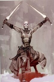 Asajj Ventress Konzeptzeichnung