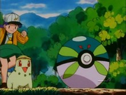 EP163 Casey atrapando a Weedle