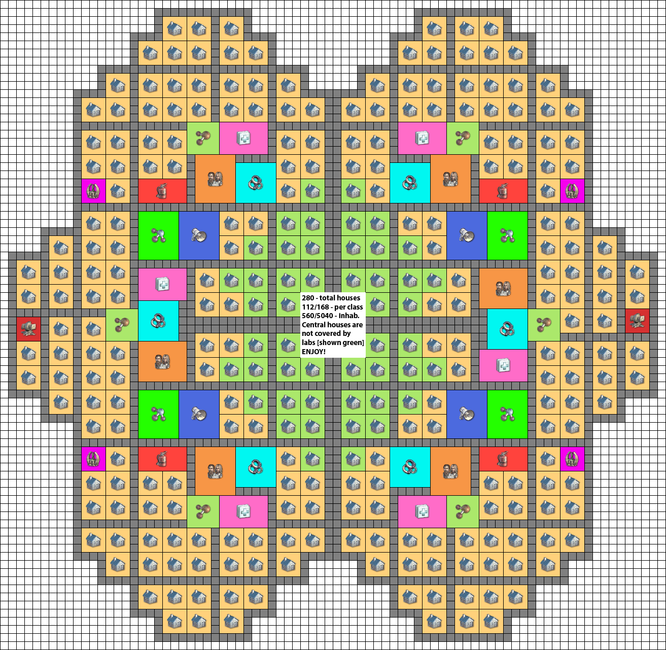 Eco house layout anno 2070 Eco house layout anno 2070
