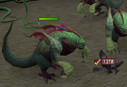 Jadinko guard killing mutated baby