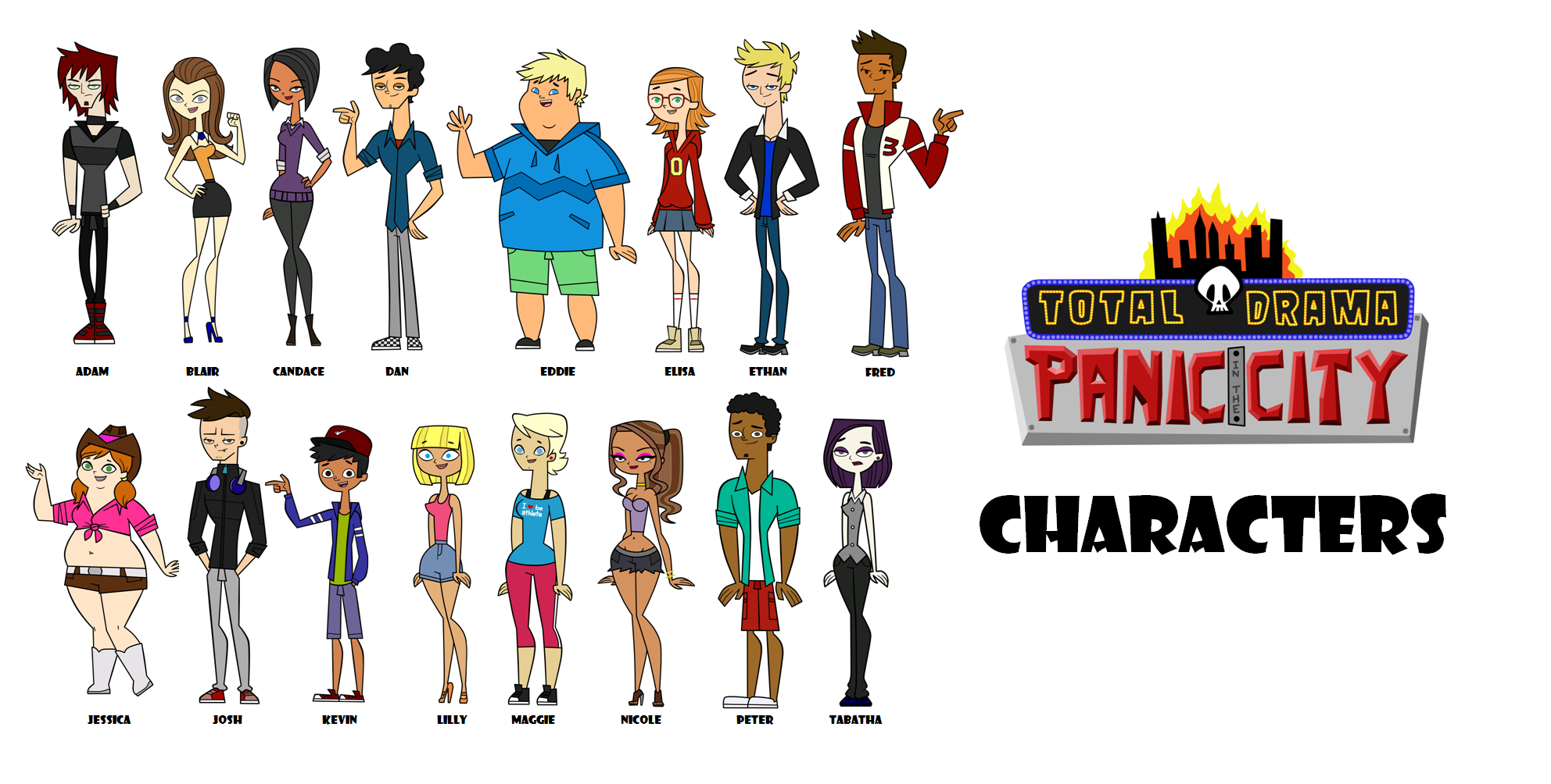 Image All Characters.png Total Drama Wiki