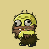 Crazy zombie