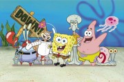 180px-Lgfp1764 spongbob-patrick-sandy-and-squidward-spongebob-squarepants-poster