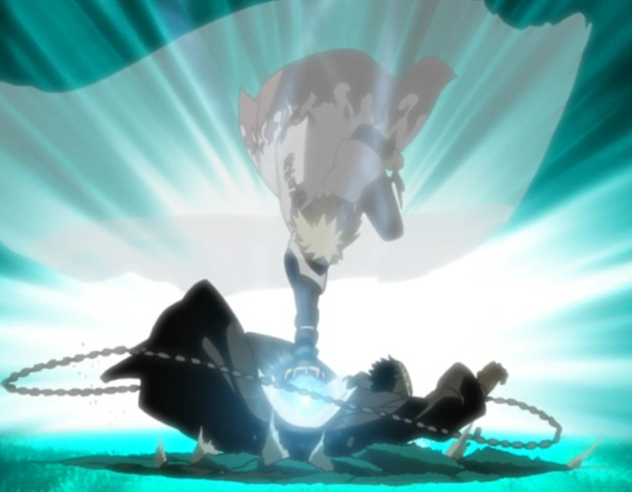 Minato vs Tobi Narutopedia Naruto, Naruto Shippuuden, Sasuke