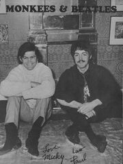 A monkee and a Beatle