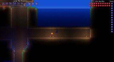 Underwater dart trap