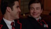 Klaine 2x10 baby it's cold outside looks smile