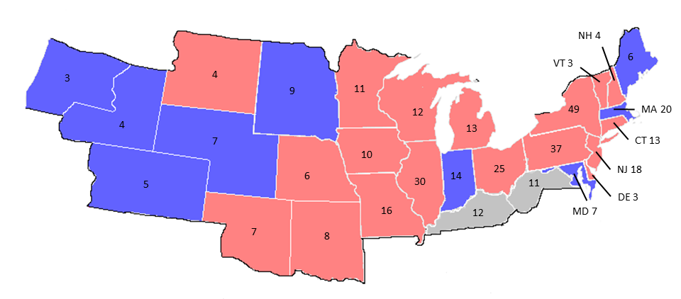 1944 US Presidential Election (French Trafalgar, British Waterloo ...