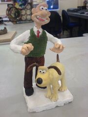 Wallace and gromit figurine